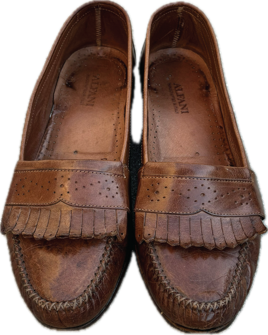 Leather Kiltie Loafers