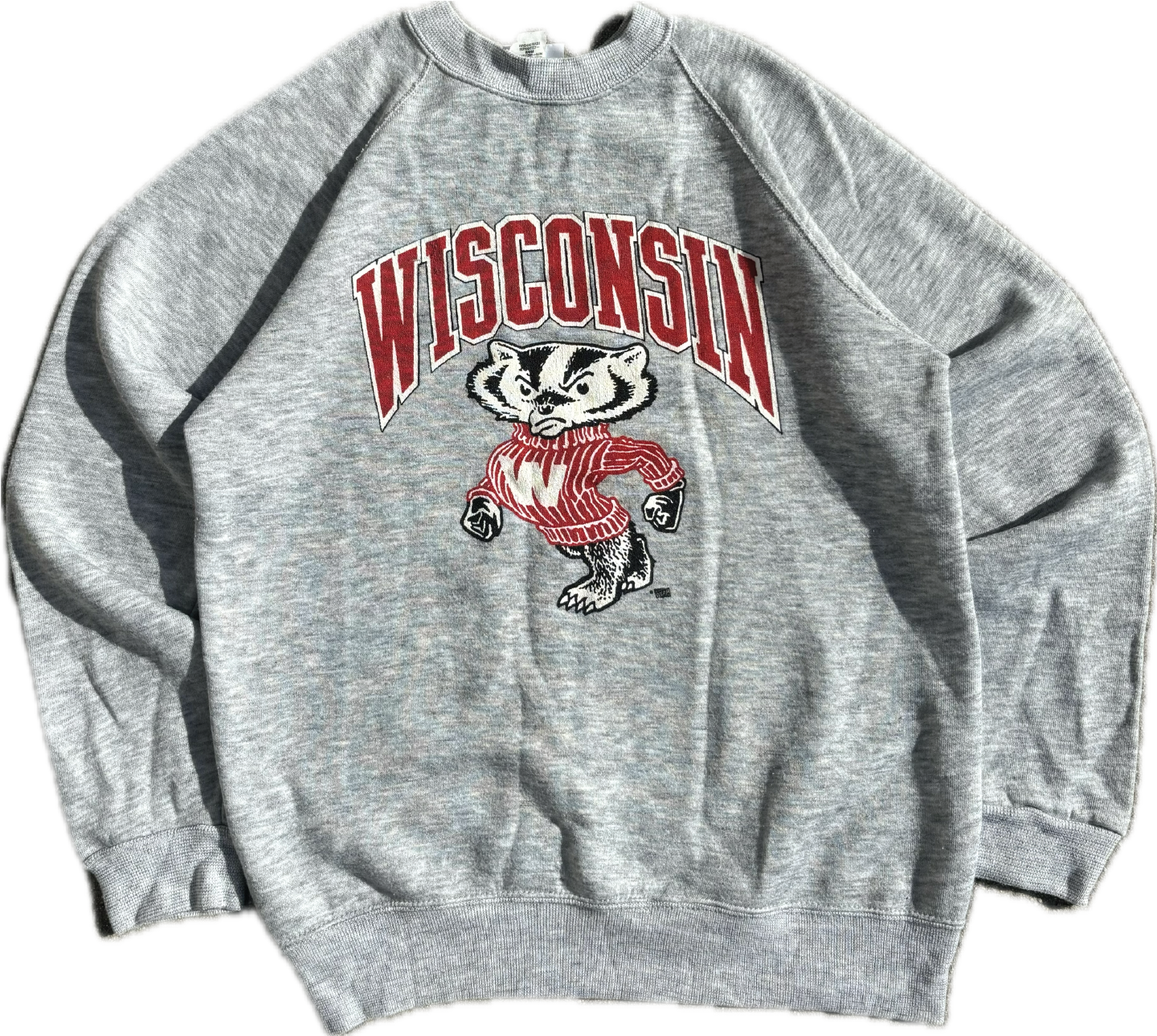 80s University of Wisconsin "Bucky Badger" Crewneck